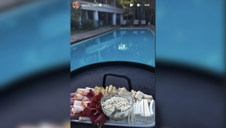 Dieta Wanda Nara piscina