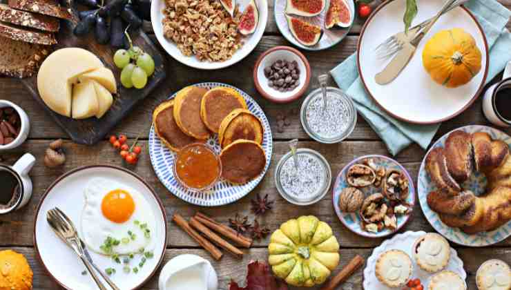 Desayuno, acción, peso, bajar