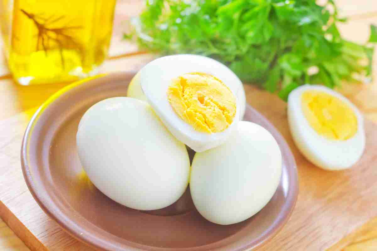 Huevo cocido, huevo, comida, nutrición