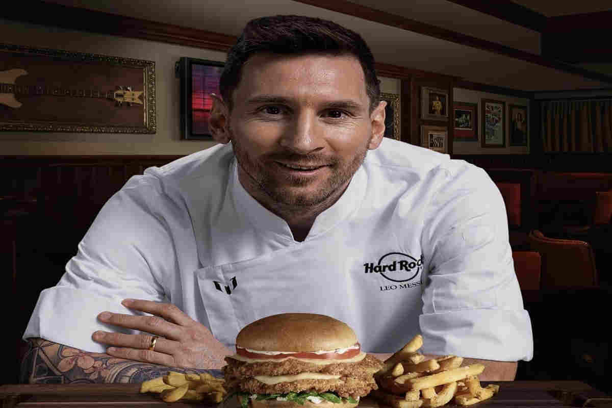 Messi crea su propia hamburguesa