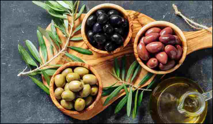 Variedad de aceitunas