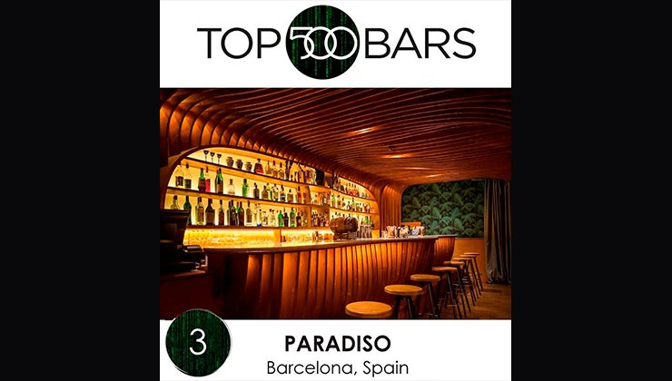 Los tres bares españoles de los Top 500 Bars