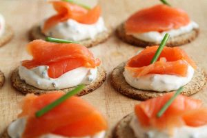 Canapés para navidad