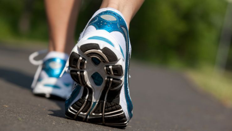 paseo zapatillas caminar ejercicio estilo de vida deporte