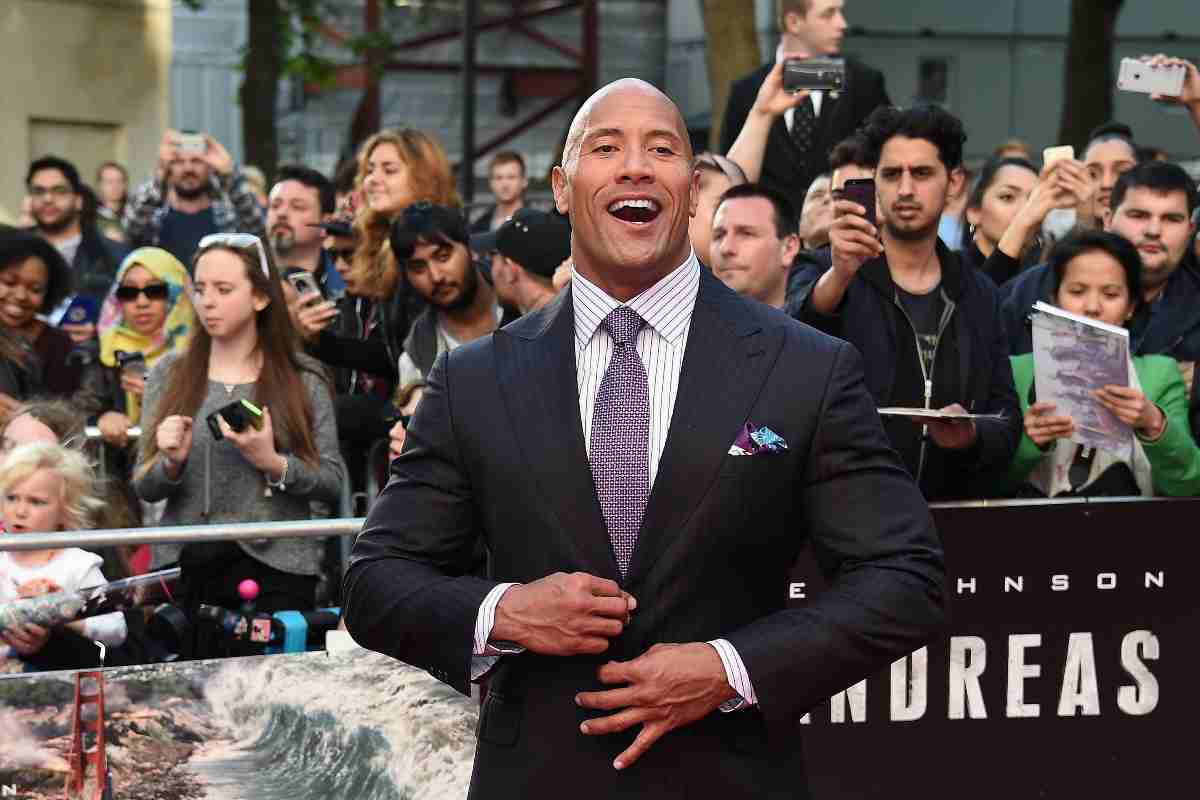 Dwayne Johnson, en una de las premieres de 'San Andreas'.