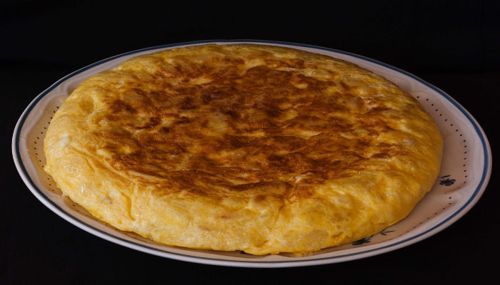 Tortilla de espinacas