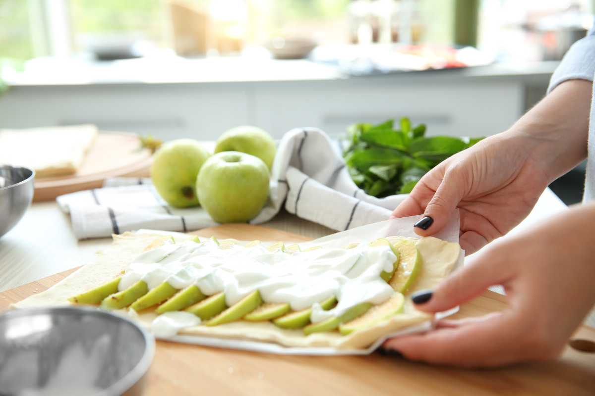 Receta de tarta de manzana