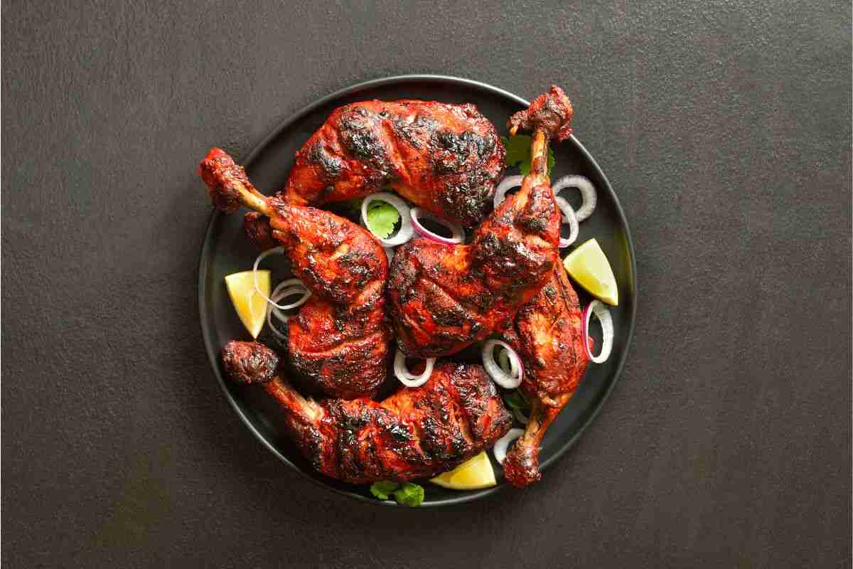 pollo tandoori india receta comida gastronomía nutrición