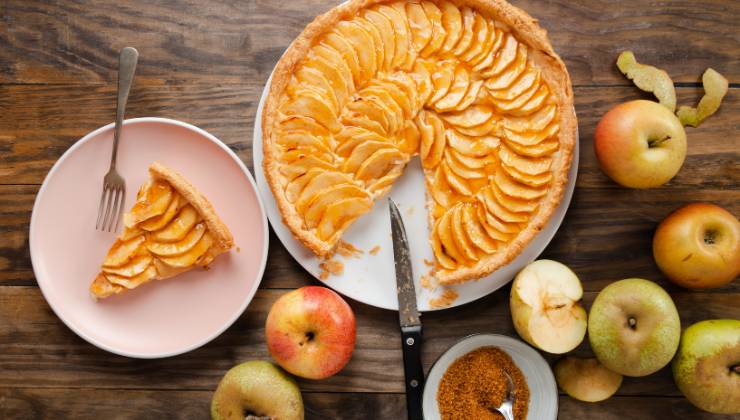 Receta de tarta de manzana