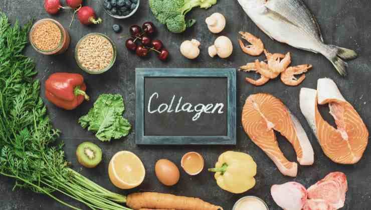 alimentos y escrita collagen