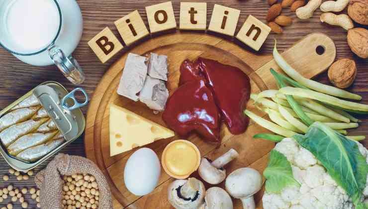 escrita biotin y alimentos 