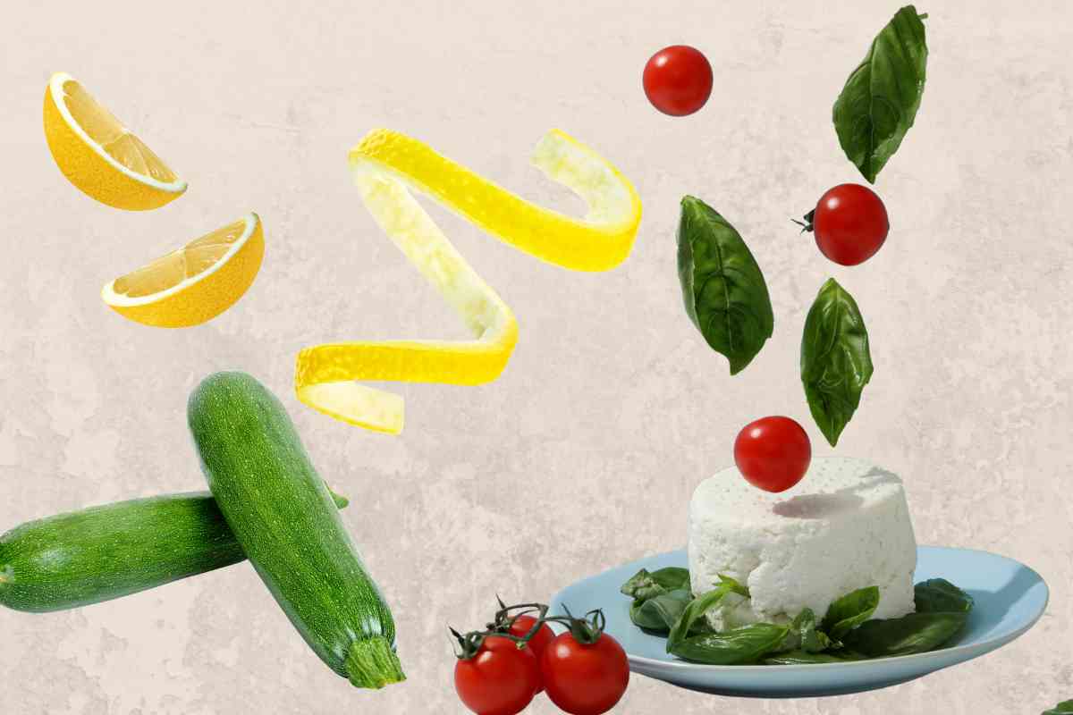 zucchine ricotta limone