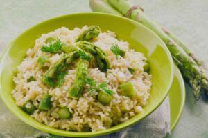 riso con gli asparagi