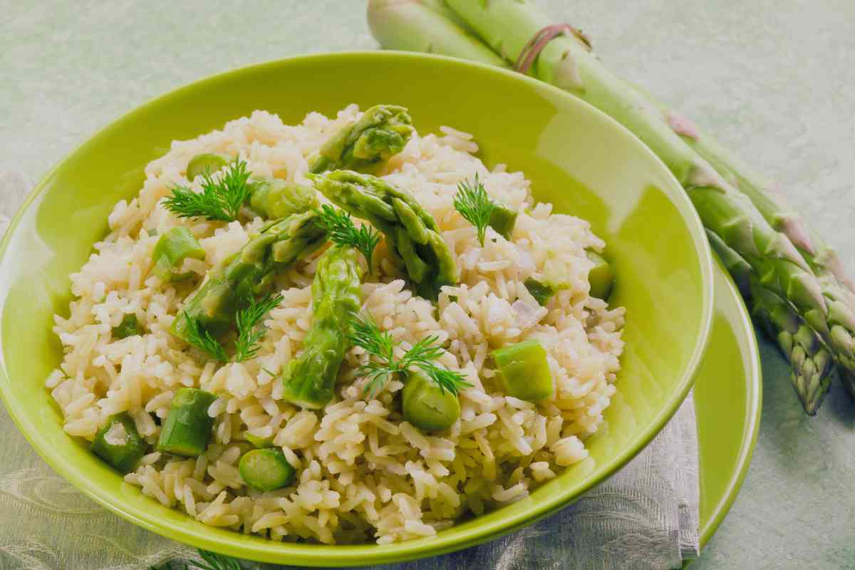 riso con gli asparagi