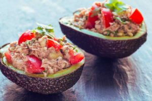 avocado tonno pomodorini