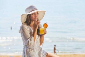 bere succo di frutta