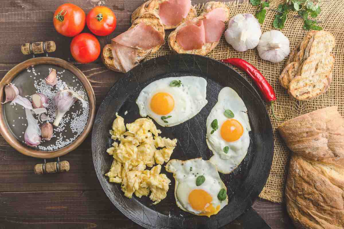 piatto con tante proteine