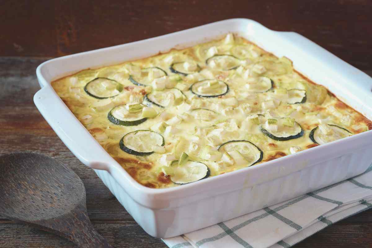 tortino di zucchine al forno