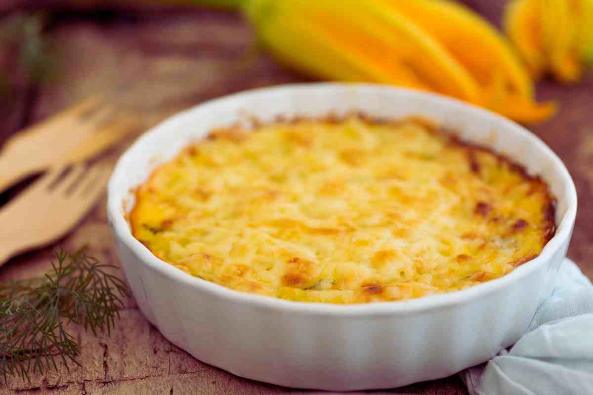 tortino di zucchine albumi ricotta