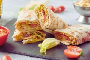 wrap salutari con verdure