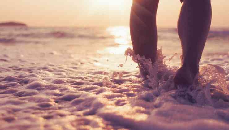 camminare in acqua