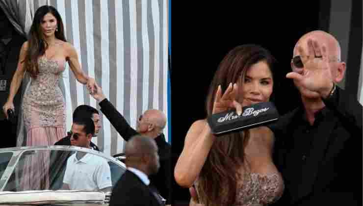 lauren sanchez jeff bezos en Venecia 