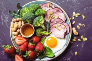 serie di alimenti per dieta chetogenica