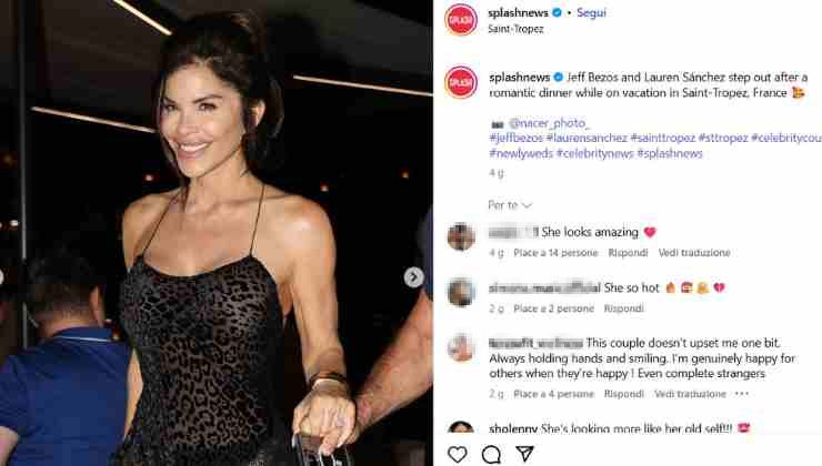 post foto lauren sanchez
