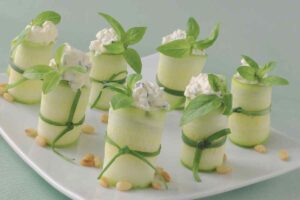 rotolo di zucchine pollo e ricotta