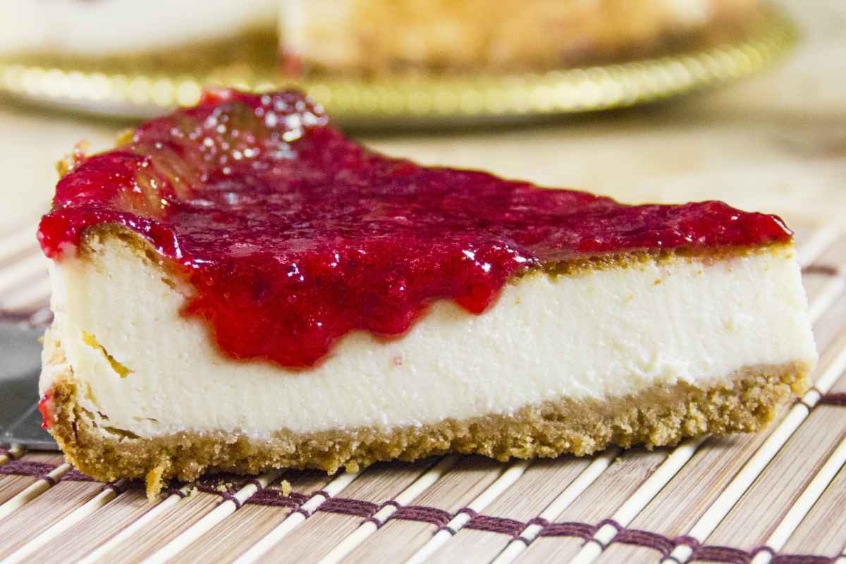 Cheesecake alle fragole light
