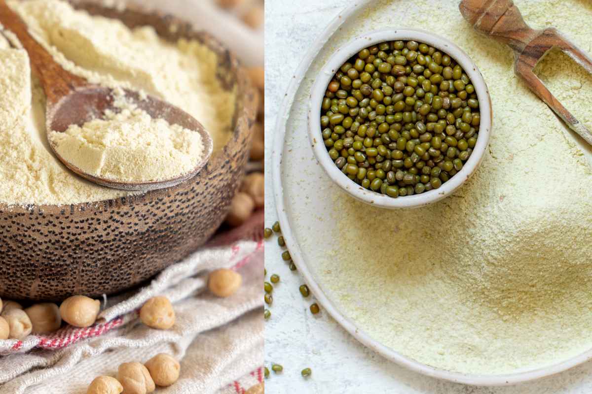 Farina di ceci farina di lenticchie senza glutine