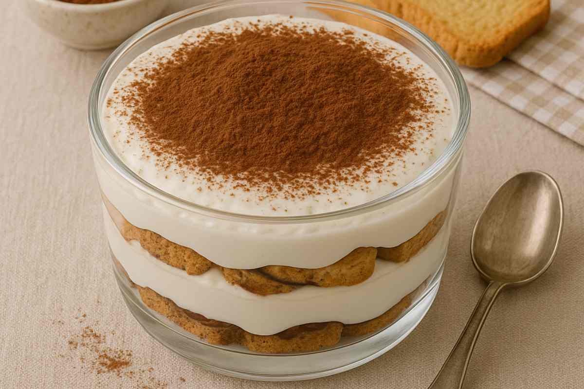 tiramisù con biscotti
