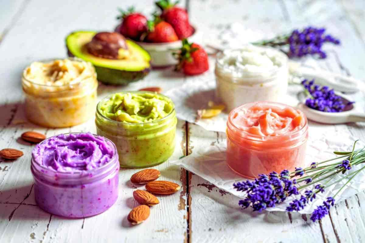 exfoliantes y frutas