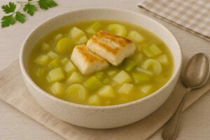 Una sopa caliente, sencilla y económica,