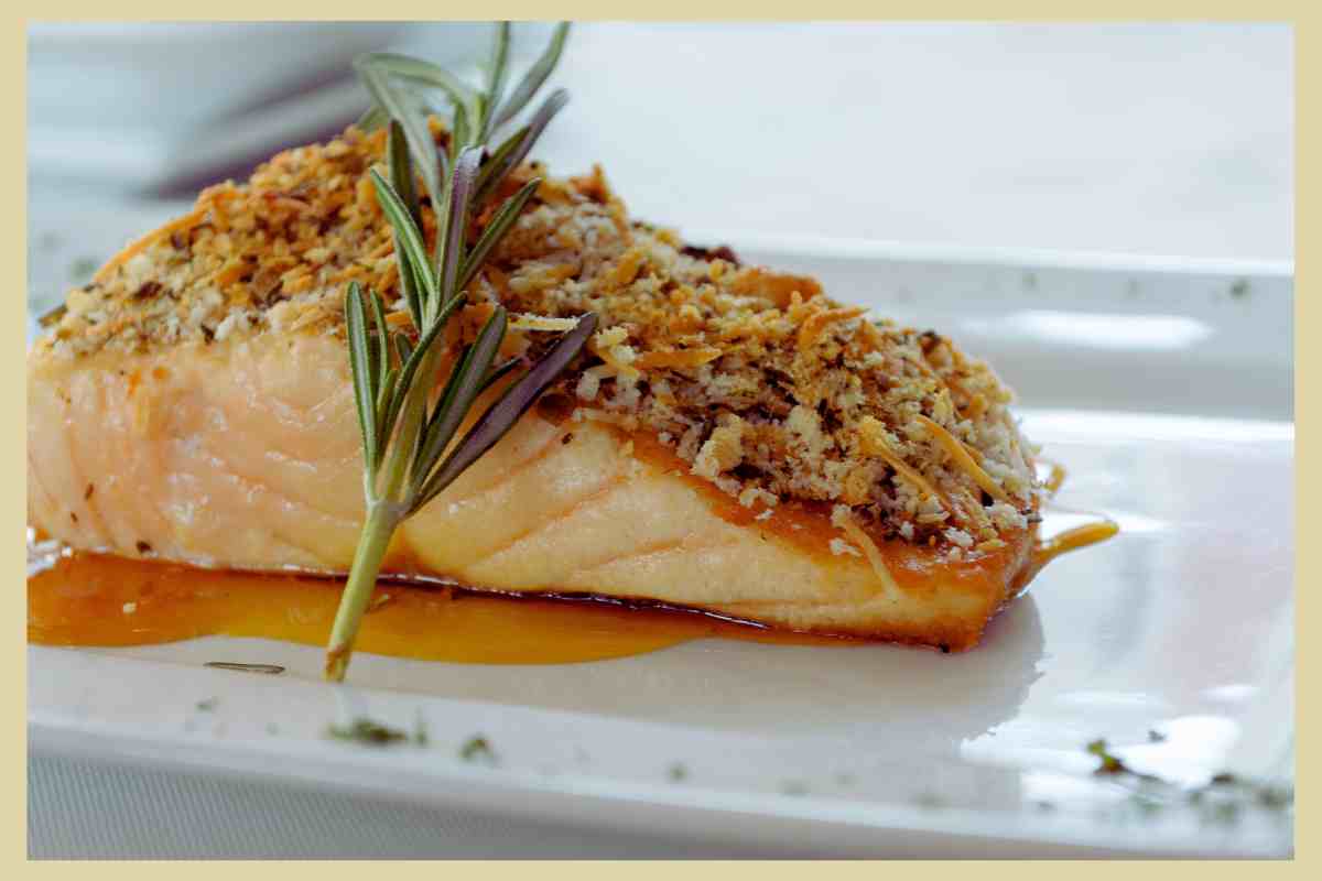 salmone in crosta