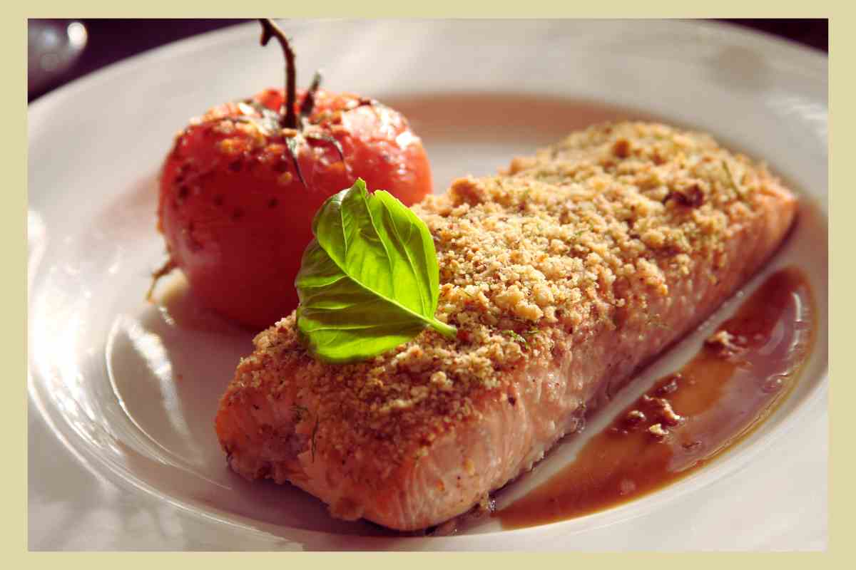 salmone in crosta