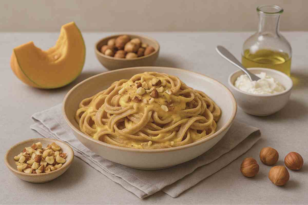 tagliolini con la zucca