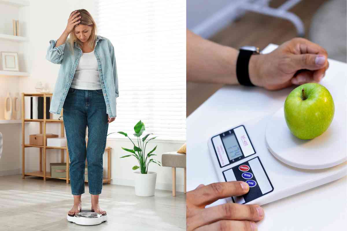 pesarsi e pesare il cibo