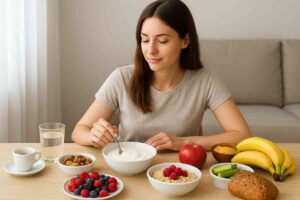 mangiare yogurt