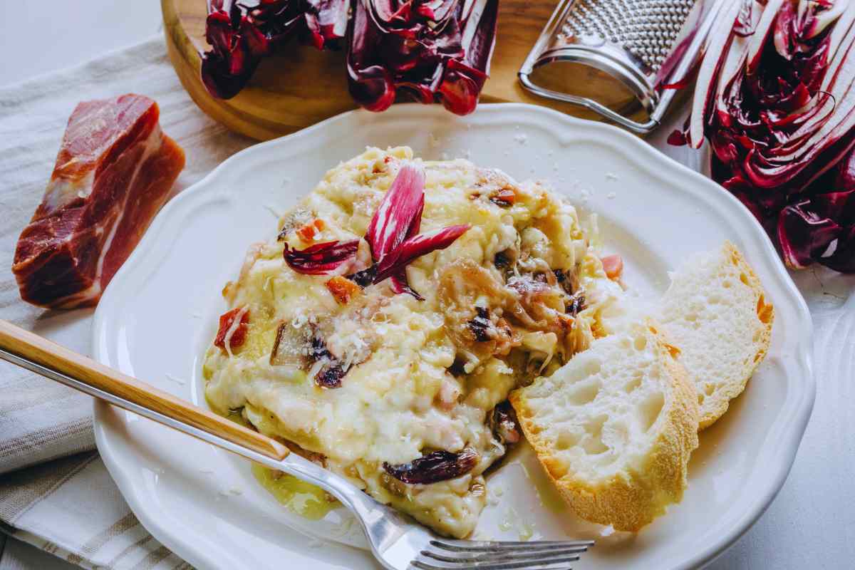 pasta con ricotta zucca e speck