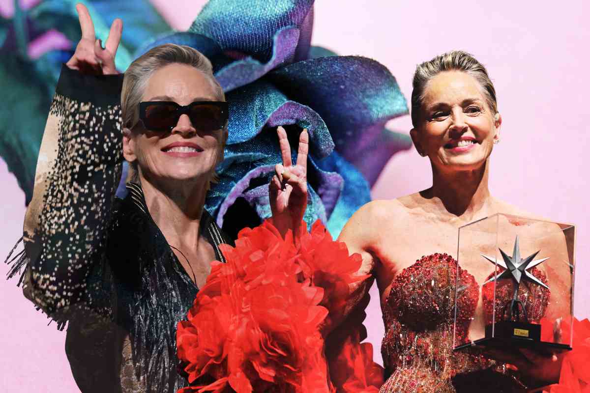 sharon stone che sorride