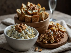 Cestas de Gorgonzola, Apio y Nueces: Un Toque Creativo y Delicioso para tu Buffet
