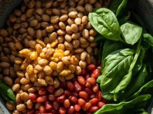 Lentejas y espinacas