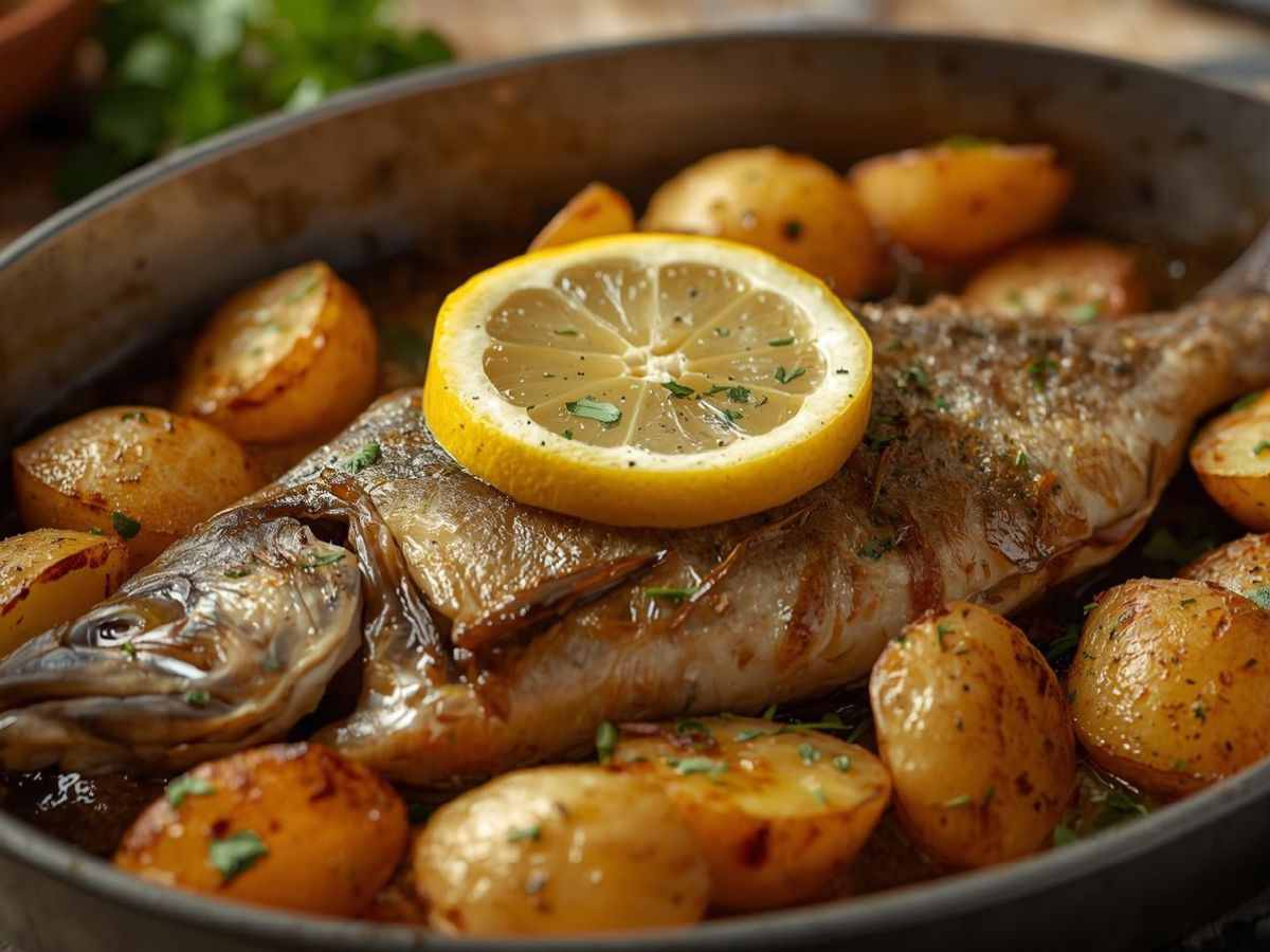 Pescado al horno