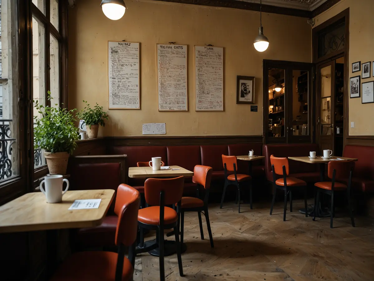 En el Café Pli de París, el lugar donde puedes escribir una carta a tu 'yo' del futuro