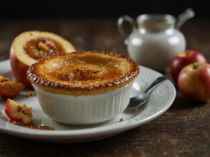 Crème Brûlée de Manzana: Un Postre Francés con un Toque Otoñal